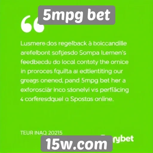 Feedback de usuários sobre a experiência no 5mpg bet